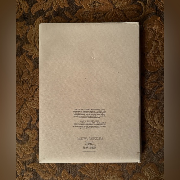 Alphonse Mucha Menu ephemera MONET champs - Picture 2 of 11